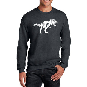 TYRANNOSAURUS REX - Men's Word Art Crewneck Sweatshirt