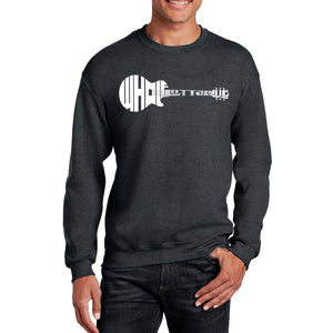 Whole Lotta Love - Men's Word Art Crewneck Sweatshirt