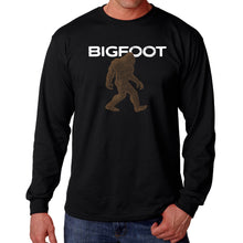Load image into Gallery viewer, Bigfoot - Men&#39;s Word Art Long Sleeve T-Shirt
