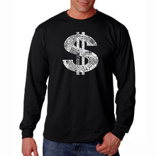 Load image into Gallery viewer, Dollar Sign - Men&#39;s Word Art Long Sleeve T-Shirt