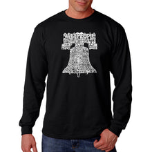 Load image into Gallery viewer, Liberty Bell - Men&#39;s Word Art Long Sleeve T-Shirt