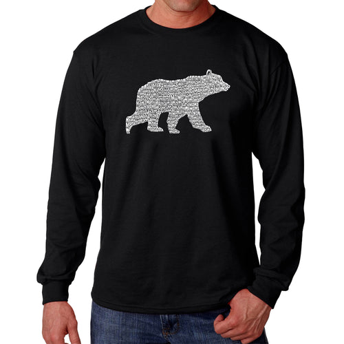 Mama Bear  - Men's Word Art Long Sleeve T-Shirt