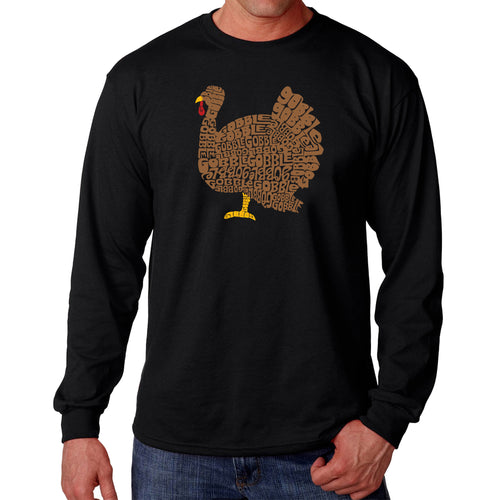 Thanksgiving - Men's Word Art Long Sleeve T-Shirt