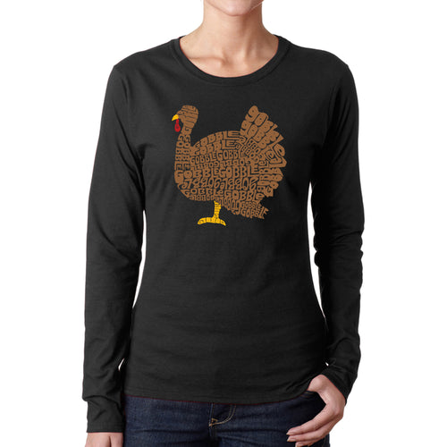 Thanksgiving - Women's Word Art Long Sleeve T-Shirt