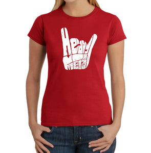 Heavy Metal - Women's Word Art T-Shirt