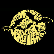 Load image into Gallery viewer, Halloween Bats  - Girl&#39;s Word Art Hooded Sweatshirt