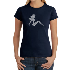 MUDFLAP GIRL - Women's Word Art T-Shirt