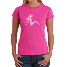Load image into Gallery viewer, MUDFLAP GIRL - Women&#39;s Word Art T-Shirt
