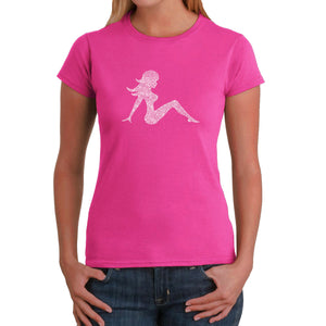 MUDFLAP GIRL - Women's Word Art T-Shirt