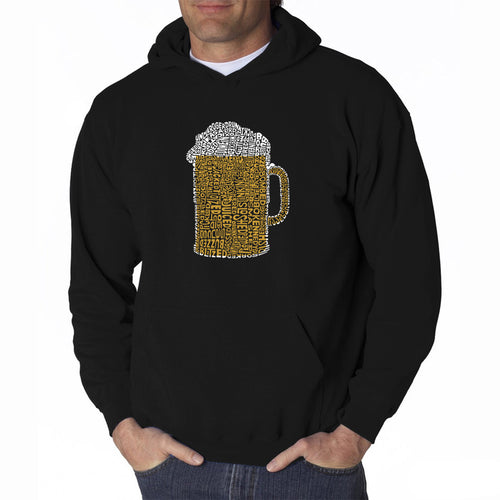 Slang Terms for Being Wasted - Men's Word Art Hooded Sweatshirt