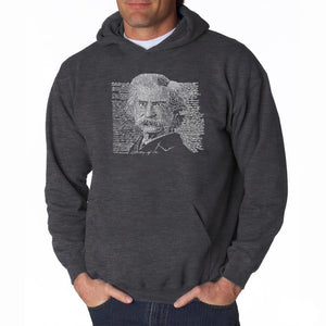 Mark Twain - Men's Word Art Hooded Sweatshirt