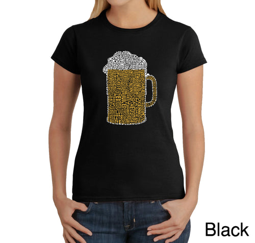 Slang Terms for Being Wasted - Women's Word Art T-Shirt