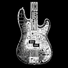 Load image into Gallery viewer, Bass Guitar  - Full Length Word Art Apron