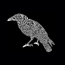 Load image into Gallery viewer, Edgar Allan Poe&#39;s The Raven - Men&#39;s Tall Word Art T-Shirt
