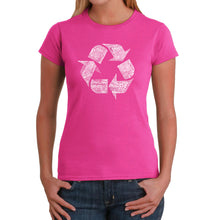 Load image into Gallery viewer, 86 RECYCLABLE PRODUCTS - Women&#39;s Word Art T-Shirt