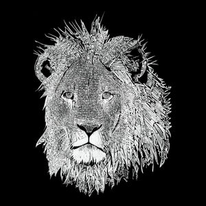 Lion  - Women's Word Art Long Sleeve T-Shirt