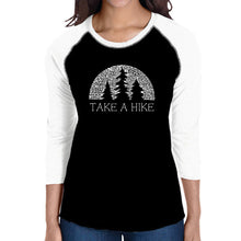 Load image into Gallery viewer, Nature Lover  - Women&#39;s Raglan Word Art T-Shirt