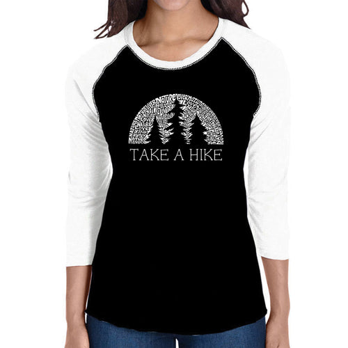 Nature Lover  - Women's Raglan Word Art T-Shirt