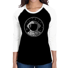Load image into Gallery viewer, I Need My Space Astronaut - Women&#39;s Raglan Baseball Word Art T-Shirt
