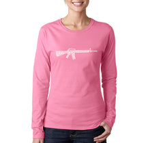 Load image into Gallery viewer, RIFLEMANS CREED - Women&#39;s Word Art Long Sleeve T-Shirt