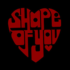 Shape of You  - Full Length Word Art Apron