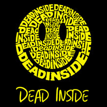 Load image into Gallery viewer, Dead Inside Smile - Men&#39;s Raglan Baseball Word Art T-Shirt