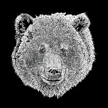 Load image into Gallery viewer, Bear Face  - Men&#39;s Word Art Hooded Sweatshirt
