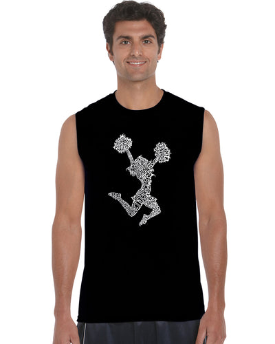 Cheer - Men's Word Art Sleeveless T-Shirt