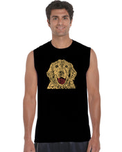 Load image into Gallery viewer, Dog - Men&#39;s Word Art Sleeveless T-Shirt