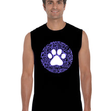Load image into Gallery viewer, Gandhi&#39;s Quote on Animal Treatment -  Men&#39;s Word Art Sleeveless T-Shirt