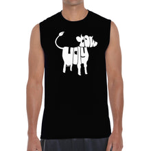 Load image into Gallery viewer, Holy Cow  - Men&#39;s Word Art Sleeveless T-Shirt