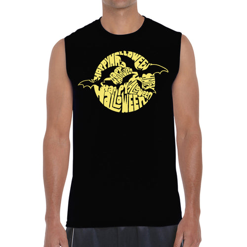 Halloween Bats  - Men's Word Art Sleeveless T-Shirt