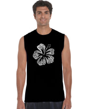 Load image into Gallery viewer, Mahalo - Men&#39;s Word Art Sleeveless T-Shirt
