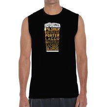 Load image into Gallery viewer, Styles of Beer  - Men&#39;s Word Art Sleeveless T-Shirt