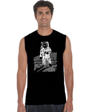 Load image into Gallery viewer, ASTRONAUT - Men&#39;s Word Art Sleeveless T-Shirt