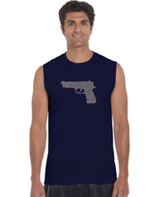 Load image into Gallery viewer, RIGHT TO BEAR ARMS - Men&#39;s Word Art Sleeveless T-Shirt