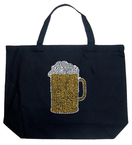 Slang Terms for Being Wasted - Large Word Art Tote Bag