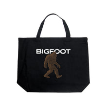 Load image into Gallery viewer, Bigfoot - Large Word Art Tote Bag