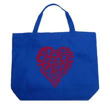 Load image into Gallery viewer, Crazy Little Thing Called Love - Large Word Art Tote Bag