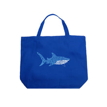 Load image into Gallery viewer, Daddy Shark - Large Word Art Tote Bag