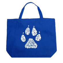 Load image into Gallery viewer, Dog Mom - Large Word Art Tote Bag