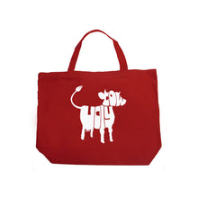 Load image into Gallery viewer, Holy Cow  - Large Word Art Tote Bag