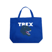 Load image into Gallery viewer, T-Rex Head  - Large Word Art Tote Bag