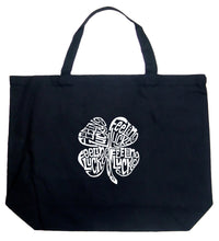 Load image into Gallery viewer, Feeling Lucky - Large Word Art Tote Bag