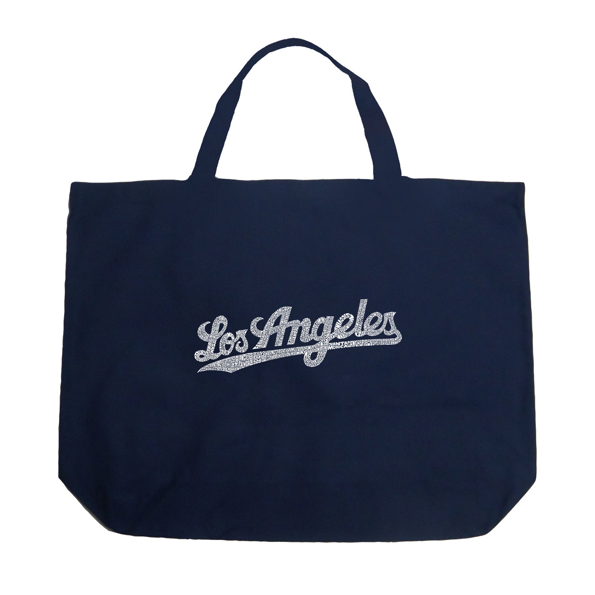 LOS ANGELES NEIGHBORHOODS - Large Word Art Tote Bag