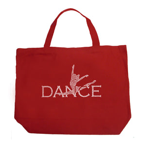 Dancer - Large Word Art Tote Bag