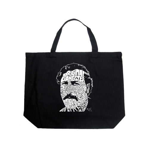 Pablo Escobar  - Large Word Art Tote Bag