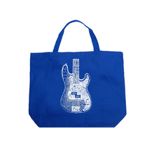 Load image into Gallery viewer, Bass Guitar  - Large Word Art Tote Bag