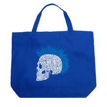 Load image into Gallery viewer, Punk Mohawk - Large Word Art Tote Bag