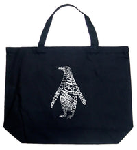 Load image into Gallery viewer, Penguin - Large Word Art Tote Bag